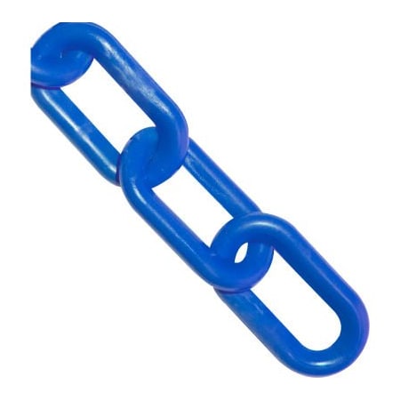 Gec Mr. Chain Plastic Chain Barrier, 1-1/2inx25'L, Blue 30006-25